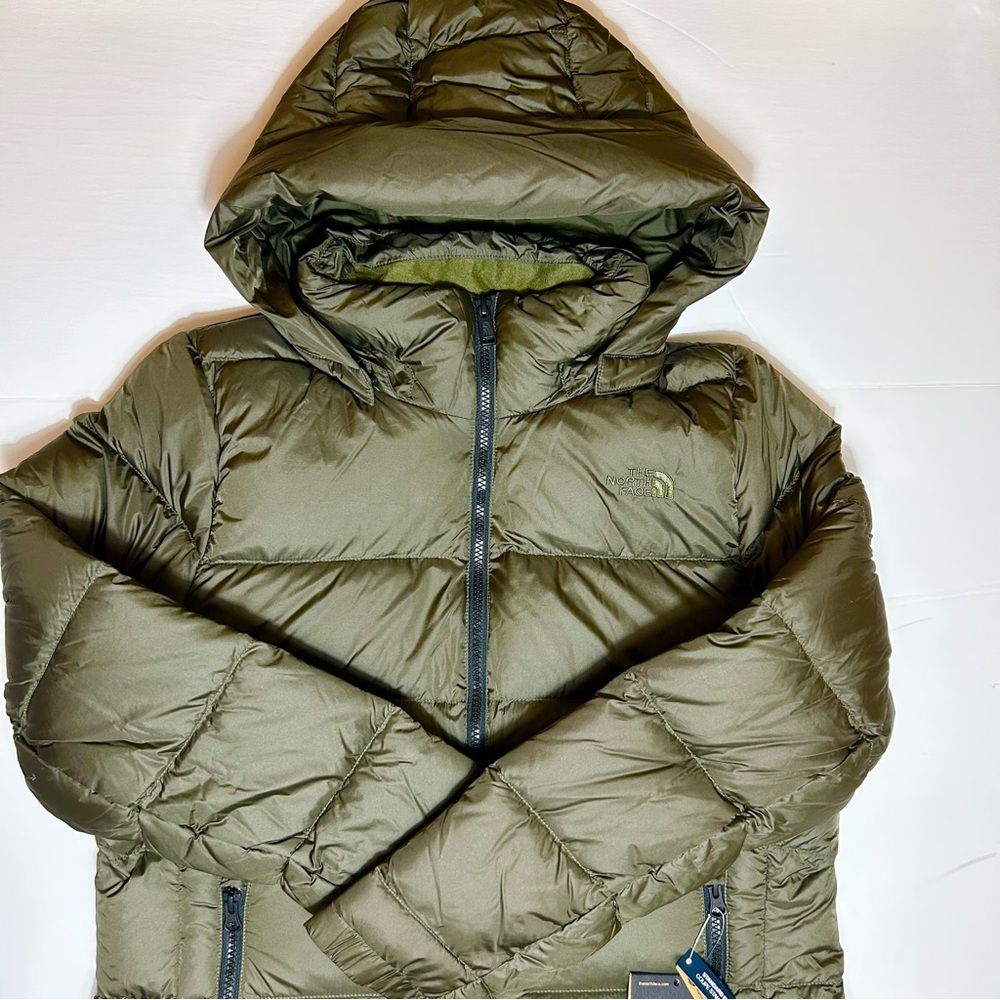 The North Face Women's Metropolis Parka 3 Down Coat New Taupe Green XS S M L XL - Picture 2 of 11